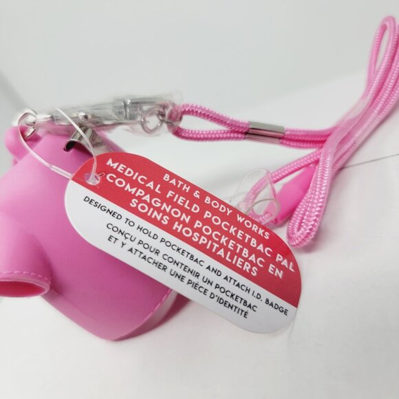 Bath & Body Works Scrubs Medical Field Pocketbac PINK Lanyard Holder - Picture 6 of 7
